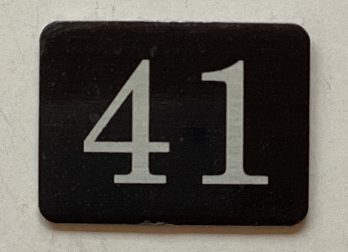 41st  Floor Mailbox Number