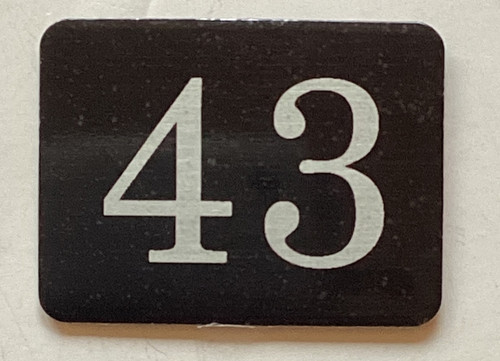 43rd  Floor Mailbox Number