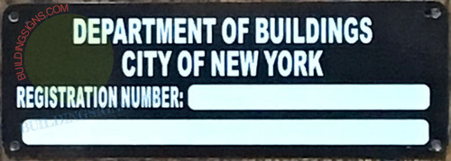 HPD DEPARTMENT OF BUILDINGS REGISTRATION # SIGN HPD DEPARTMENT OF BUILDINGS REGISTRATION # SIGN