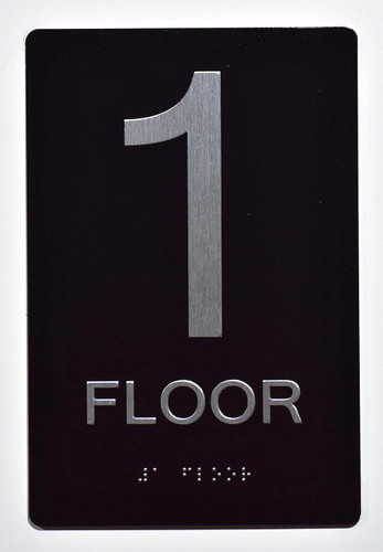 Black Floor number -Tactile Graphics Grade 2 Braille Text with raised letters Black Floor number -Tactile Graphics Grade 2 Braille Text with raised letters