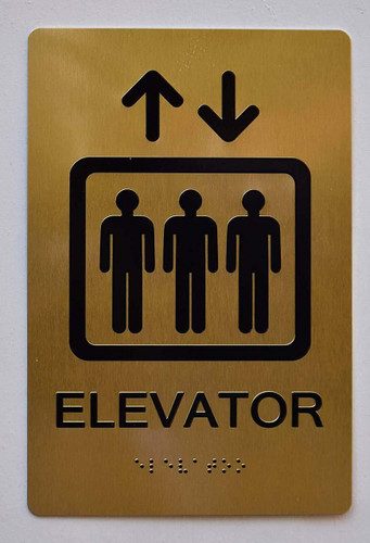 ADA ELEVATOR SIGN ADA ELEVATOR SIGN