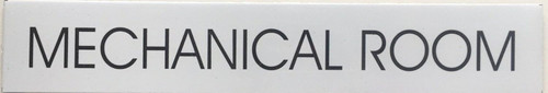 MECHANICAL ROOM SIGN