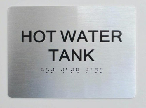 ADA HOT WATER TANK SIGN ADA HOT WATER TANK SIGN