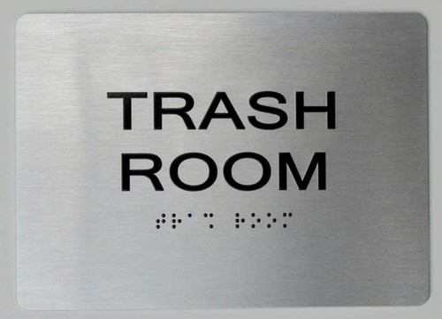 ADA TRASH ROOM SIGN ADA TRASH ROOM SIGN