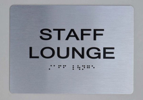 ADA STAFF LOUNGE SIGN ADA STAFF LOUNGE SIGN