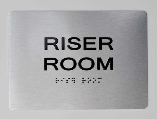 ADA RISER ROOM SIGN ADA RISER ROOM SIGN