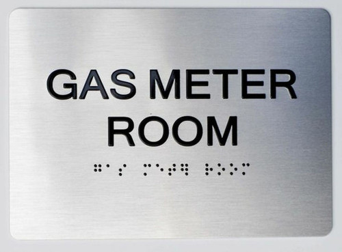 ADA GAS METER ROOM SIGN ADA GAS METER ROOM SIGN
