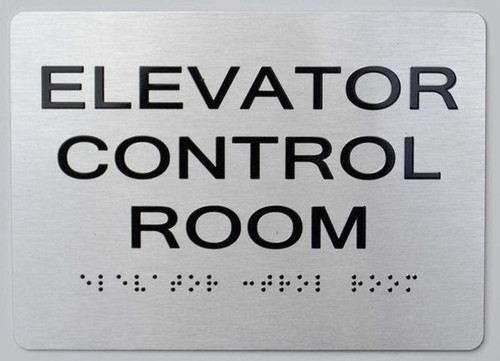 ADA ELEVATOR CONTROL ROOM SIGN ADA ELEVATOR CONTROL ROOM SIGN