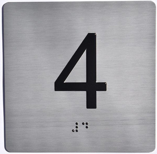 ADA ELEVATOR JAMB- 4 SIGN ADA ELEVATOR JAMB- 4 SIGN