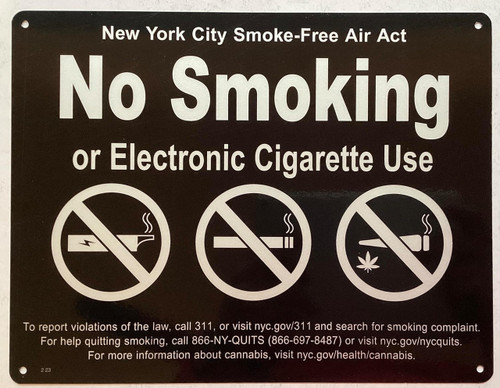 No Smoking Or Electronic Use
