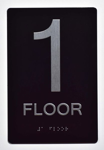 ADA 1ST FLOOR TACTILE SIGN ADA 1ST FLOOR TACTILE SIGN