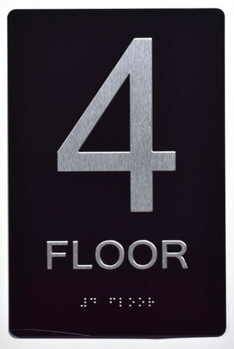 ADA 4TH FLOOR SIGN