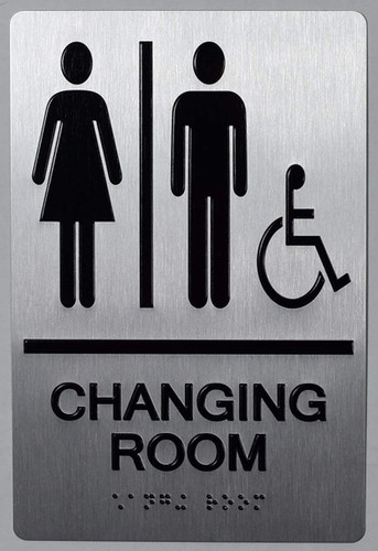 ADA CHANGING ROOM ACCESSIBLE SIGN