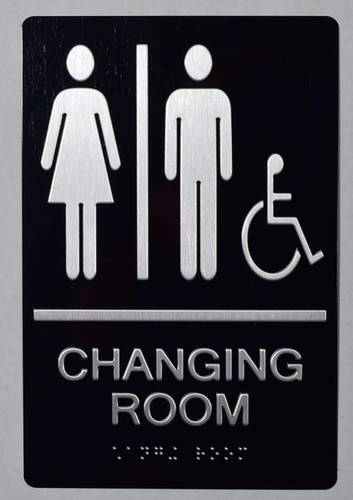 ADA CHANGING ROOM ACCESSIBLE SIGN