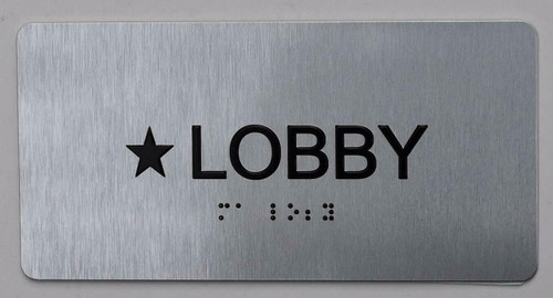STAR LOBBY FLOOR NUMBER BRAILLE STAR LOBBY FLOOR NUMBER BRAILLE