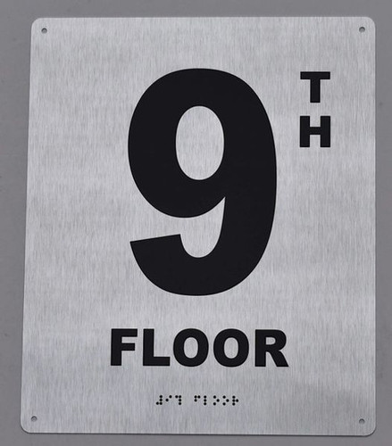 ADA 9TH FLOOR SIGN ADA 9TH FLOOR SIGN