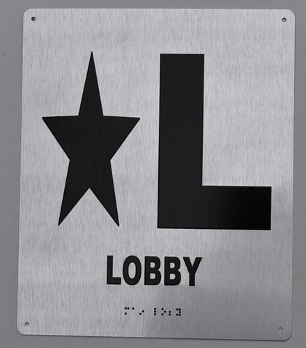 ADA LOBBY SIGN ADA LOBBY SIGN