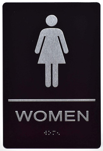 ADA WOMEN RESTROOM - SIGN