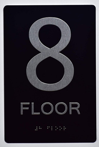 ADA FLOOR NUMBER SIGN ADA FLOOR NUMBER SIGN