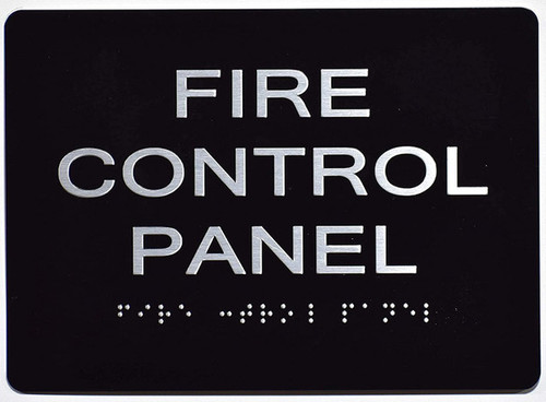 ADA FIRE CONTROL PANEL SIGN