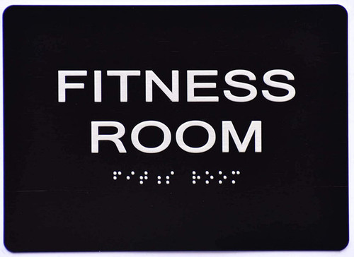 ADA FITNESS ROOM SIGN