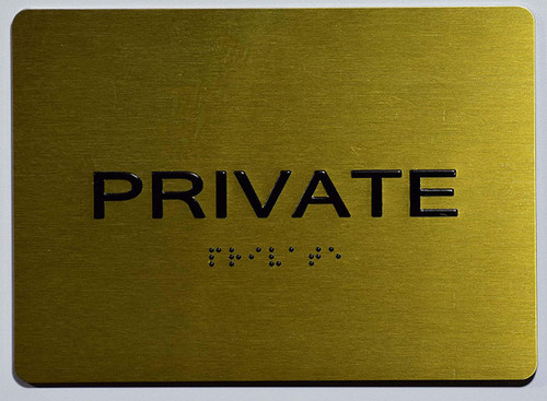 ADA PRIVATE SIGN ADA PRIVATE SIGN