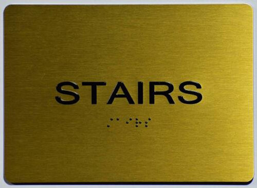 ADA STAIRS SIGN ADA STAIRS SIGN