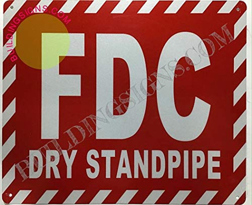 FDC Dry Standpipe Sign FDC Dry Standpipe Sign