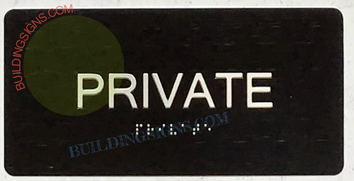 ADA PRIVATE SIGN