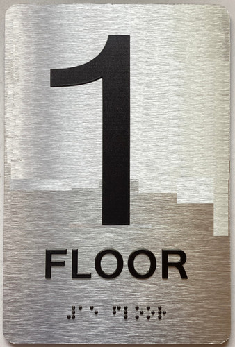 ADA 1 FLOOR SIGN