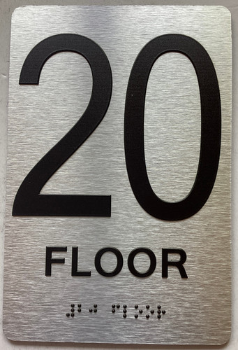 ADA 20 FLOOR SIGN