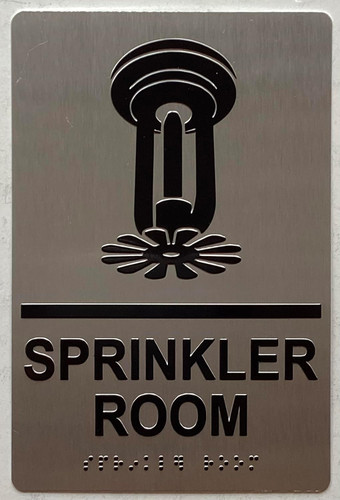 ADA SPRINKLER ROOM SIGN