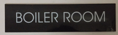 Boiler Room  (Black Aluminum,Two Sided Tape)