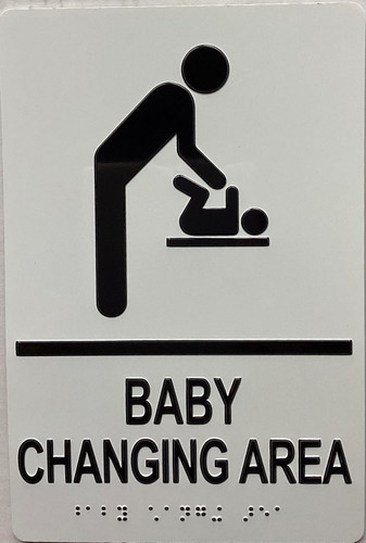 ADA BABY CHANGING AREA SIGN ADA BABY CHANGING AREA SIGN