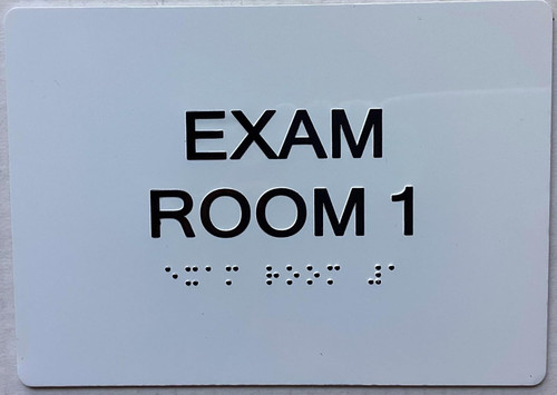 ADA EXAM ROOM NO 1 SIGN ADA EXAM ROOM NO 1 SIGN