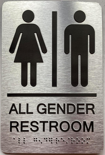 ADA ALL GENDER RESTROOM SIGN ADA ALL GENDER RESTROOM SIGN