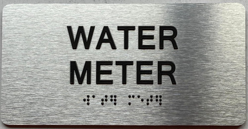 ADA WATER METER SIGN ADA WATER METER SIGN