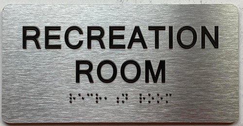 ADA RECREATION ROOM SIGN ADA RECREATION ROOM SIGN
