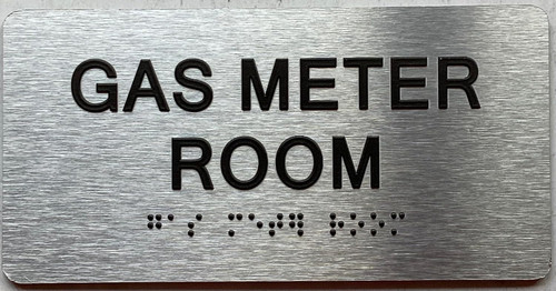 ADA GAS METER ROOM SIGN ADA GAS METER ROOM SIGN