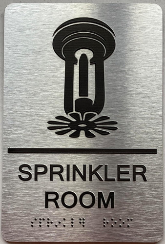 ADA SPRINKLER ROOM SIGN ADA SPRINKLER ROOM SIGN