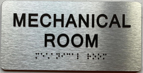 ADA MECHANICAL ROOM SIGN ADA MECHANICAL ROOM SIGN