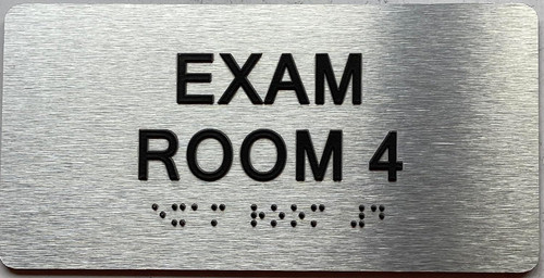 ADA EXAM ROOM NO 4 SIGN ADA EXAM ROOM NO 4 SIGN