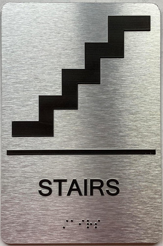 ADA FLOOR NUMBER - (STAIRS) SIGN ADA FLOOR NUMBER - (STAIRS) SIGN