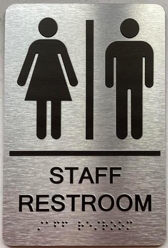 ADA RESTROOM / UNISEX COMPLIANT WITH RAISED SIGN ADA RESTROOM / UNISEX COMPLIANT WITH RAISED SIGN