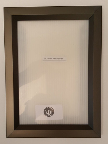Elevator Inspection Certificate Frame