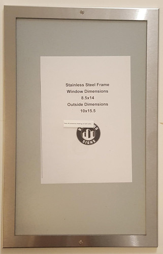 ANTI VANDALISM NOTICE FRAME ANTI VANDALISM NOTICE FRAME