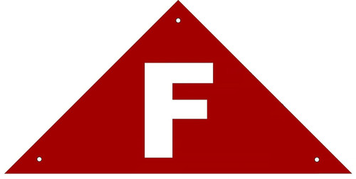 Triangular Large Building Sign State Truss Construction Sign-F Triangular