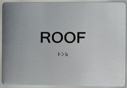 ROOF -Braille with Raised Tactile Graphics and Letters