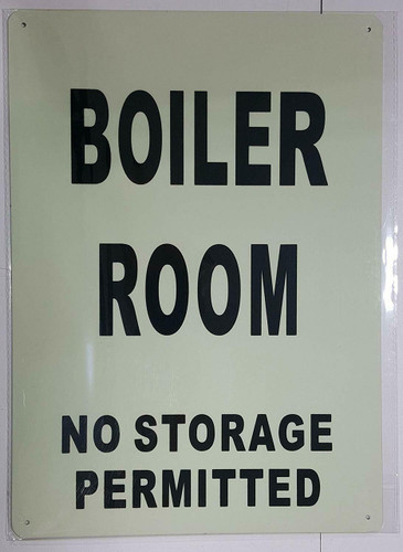 BOILER ROOM SIGN GLOW IN THE DARK BOILER ROOM SIGN GLOW IN THE DARK