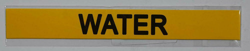 Set of 5 PCS - Pipe Marking- Water Sign